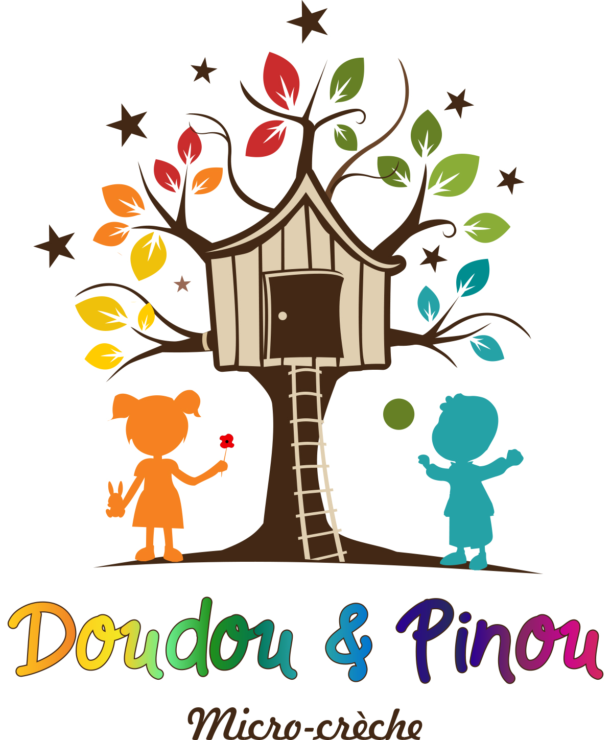 Image du logo micro creche doudou  et pinou